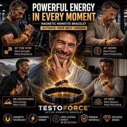 TestoForce™ Bracelet – Activate Your Natural Masculine Energy