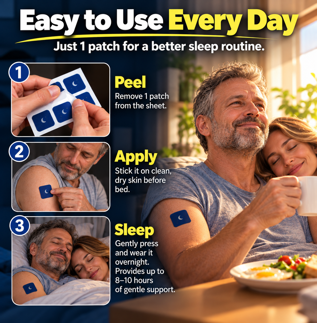 Renew Calm™ Sleep Support Patch — Peaceful Nights, Restful Sleep ...