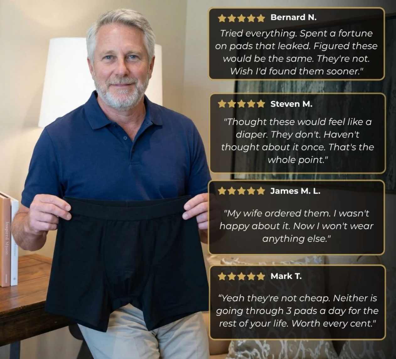 RenewShield - Men's All-Day Protection Boxer Briefs