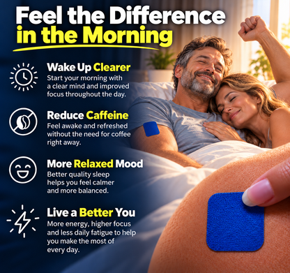Renew Calm™ Sleep Support Patch — Peaceful Nights, Restful Sleep.